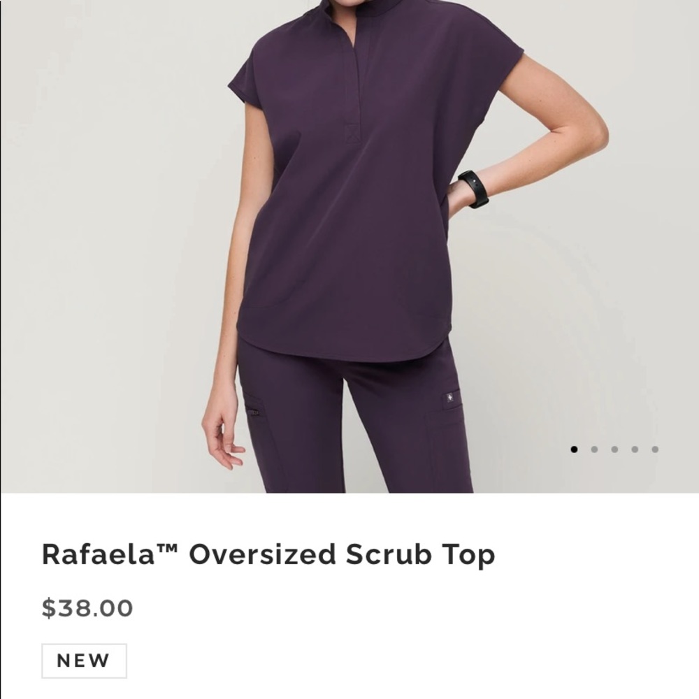 Figs Navy scrubs Zamora&Rafaela M bottom S top 3 sets